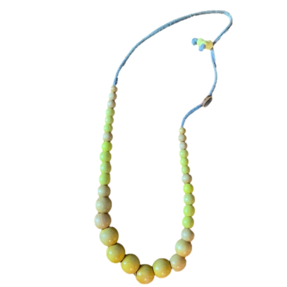 Jones Market women’s YELLOW Chunky child teether Adjustable Necklace 💛✨
